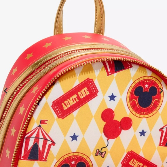 Loungefly Disney Mickey. And Friends Circus Box Lunch Exclusive Backpack New! - Picture 4 of 12